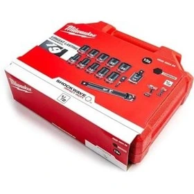 ست ۱۳ عددی سری بکس فشار قوی میلواکی سری SHOCKWAVE (درایو ½ اینچ) کد 4932480456 - تصویر ۴