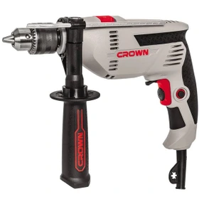 دریل چکشی صنعتی 13 میلیمتر 600 وات سه نظام آچاری کرون مدل CT10128