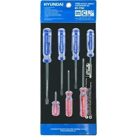 ست پیچ گوشتی ۷ عددی هیوندای مدل HT7701 با دسته کریستالی