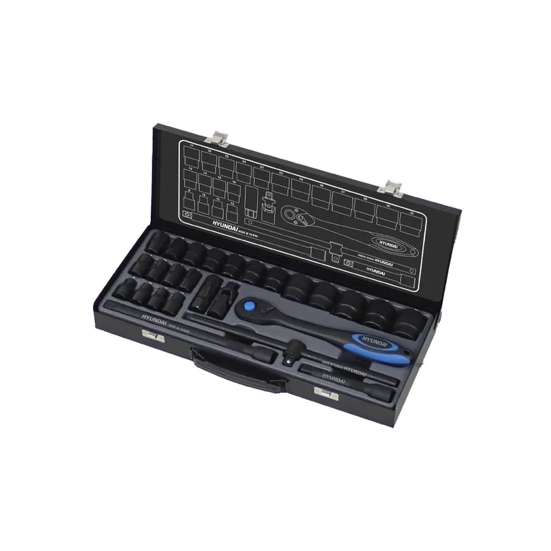 جعبه بکس هیوندای مدل HT-9156 مجموعه 56 عددی