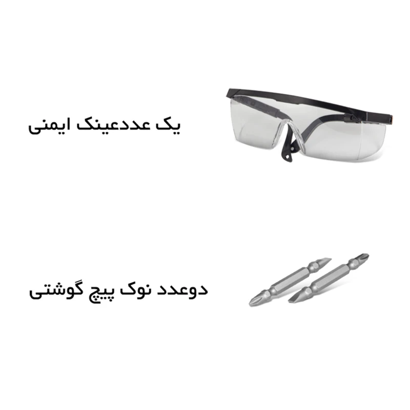 دریل پیچ گوشتی شارژی تانوس مدل CLD_01_16 - تصویر ۳