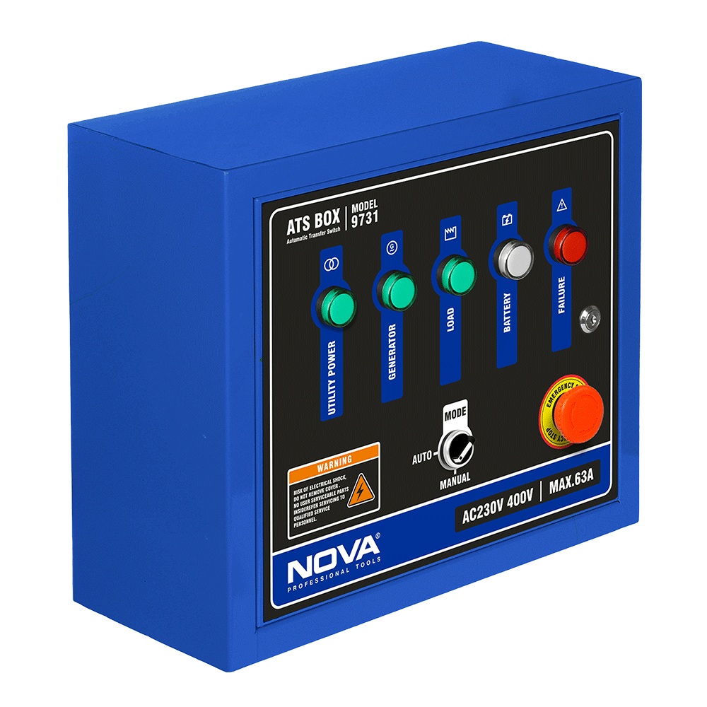 جعبه کنترل موتور برق (ATS Box) نووا 9731