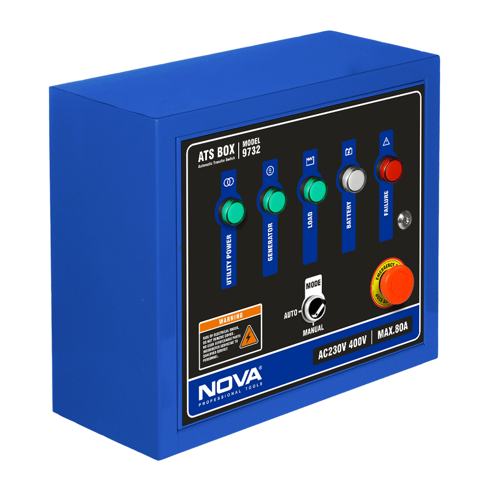 جعبه کنترل موتور برق (ATS Box) نووا 9732