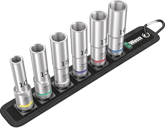 ست بکس ورا Wera Belt C Deep 1 مدل 05004565001 سایز 1/2 اینچ
