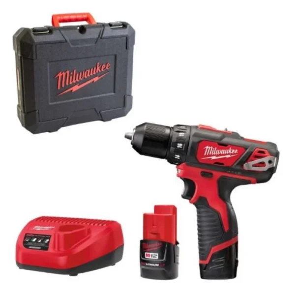 دریل شارژی ذغالی میلواکی M12 BDD - تصویر ۱