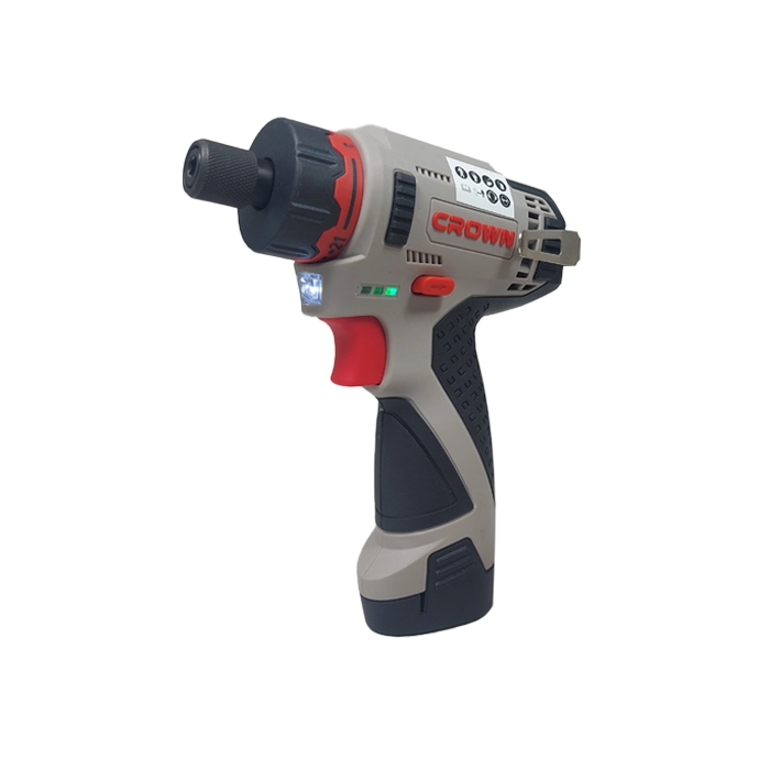 دریل پیچ گوشتی شارژی بیت خور 12 ولت تک باتری کرون مدل CT21072HBX