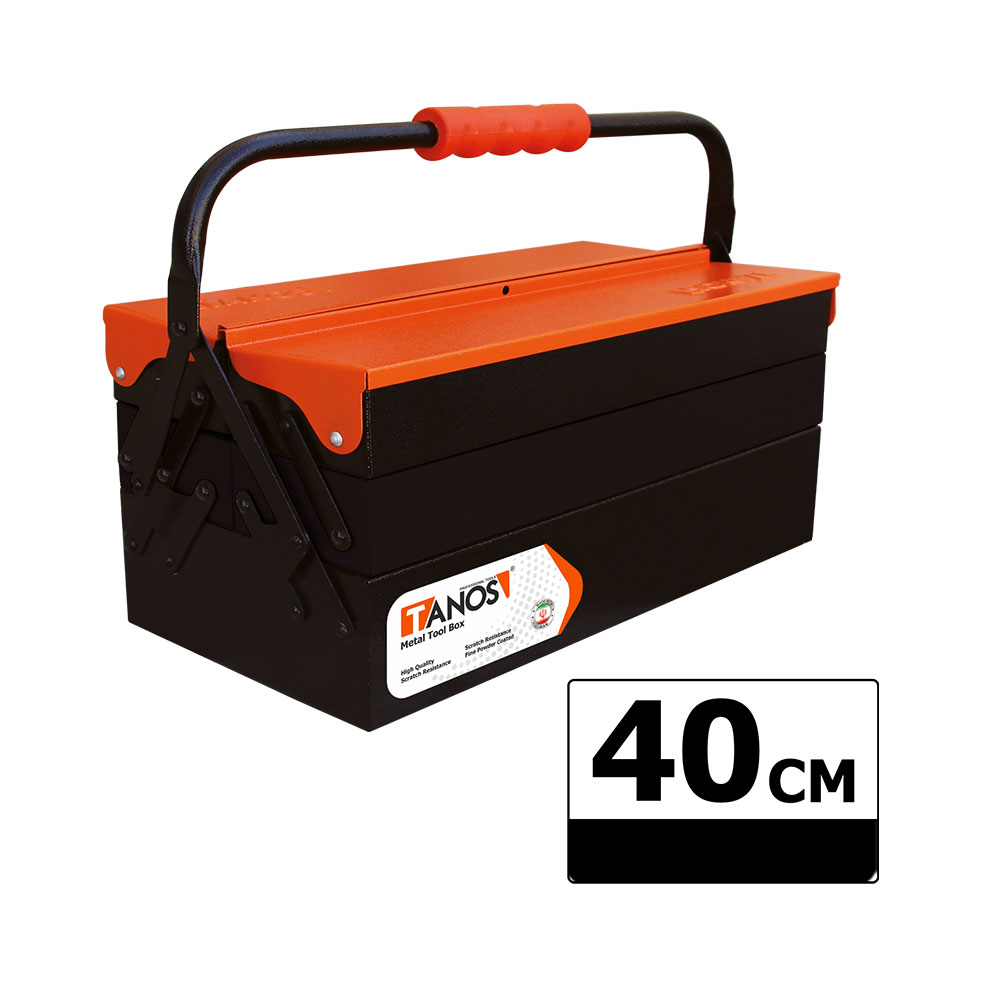 جعبه ابزار فلزی 40 سانت مکس سه طبقه TB-403-MAX تانوس