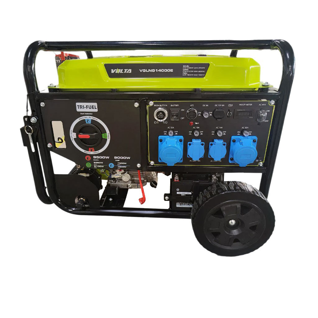 موتور ژنراتور 10.5 کیلووات سه گانه سوز آمریکایی ولتا مدل VGLNG14000E