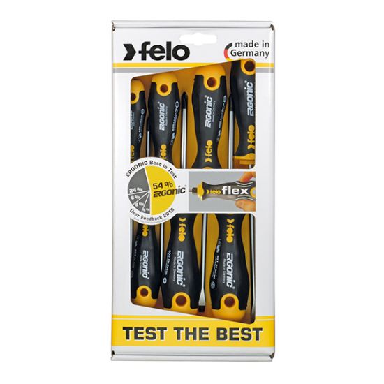 ست 7 عددی پیچ گوشتی دوسو چهارسو آلمانی 40097118 فلو felo