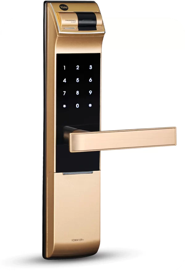 قفل الکترونیکی یال مدل YDM4109 طلایی