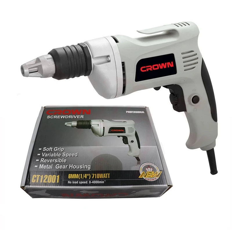 پیچ گوشتی برقی 710 وات (اسکروگان) کرون مدل CT12001 - تصویر ۴