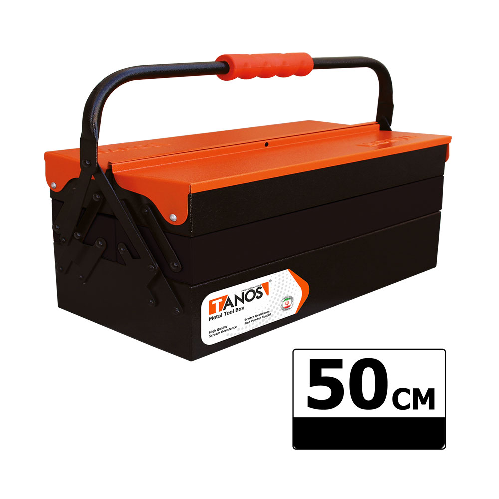 جعبه ابزار فلزی 50 سانت مکس سه طبقه TB-503-MAX تانوس