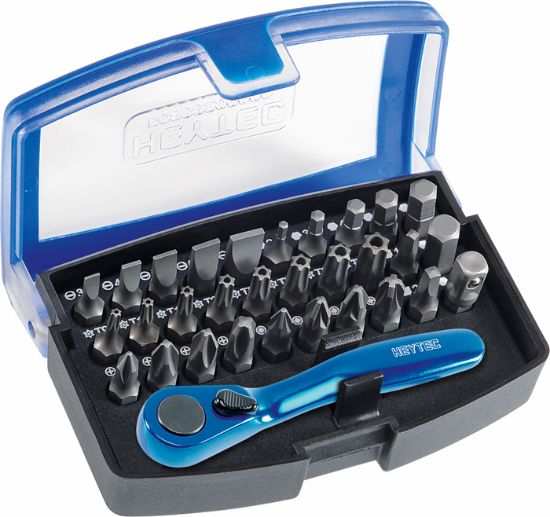 ست 31 عددی بیت (سری پیچ گوشتی) همراه باجغجغه ورابط آلمانی 50833300000 Heytec